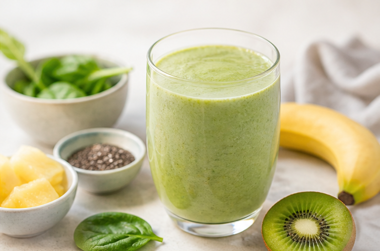 Batido verde saludable
