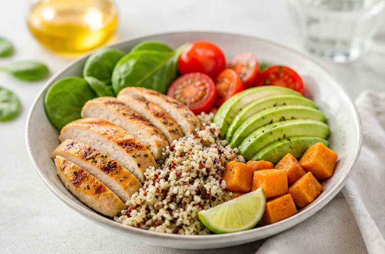 Comida saludable nutritiva